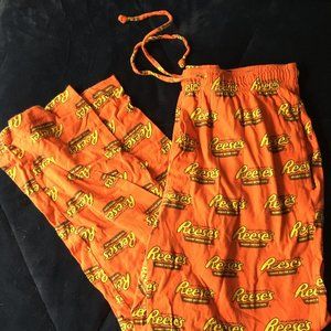 Reese's Orange PJ Pants Size M